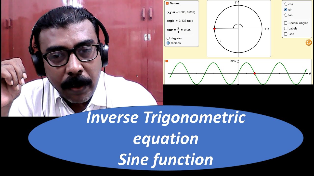 Inverse Trigonometric Equation Sine function and Inverse sine function |  | Class 12  Mathematics