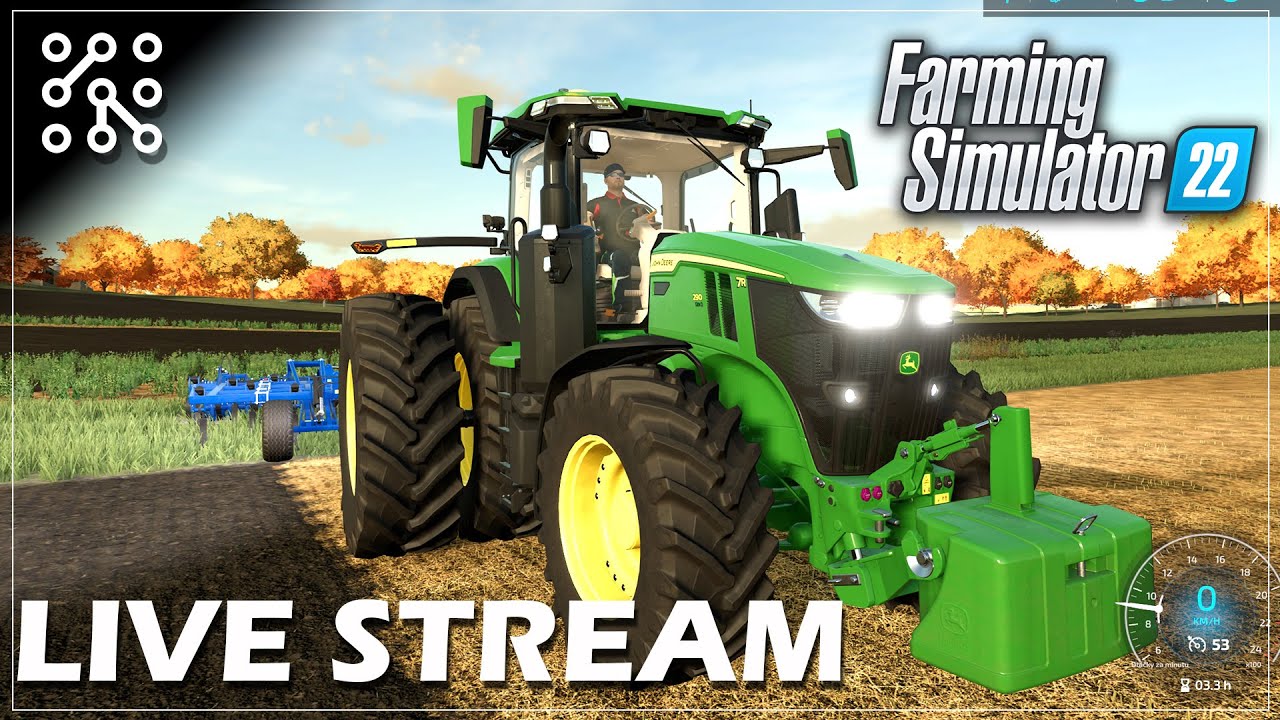 LIVE STREAM - kROBOTOVA FARMA VEPŘOV&Aacute; | Farming Simulator 22 | Lets play | Česky