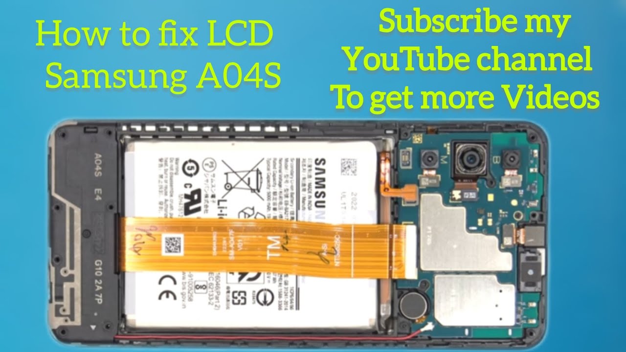 Samsung Galaxy A4S cracked screen replacement / Samsung a04s displays LCD Repair 