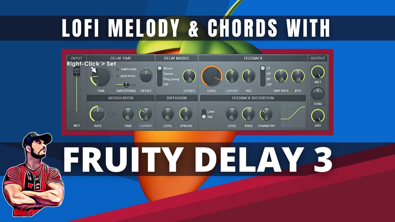 Lofi Melody Chords with Fruity Delay 3 - FL Studio - हिन्दी