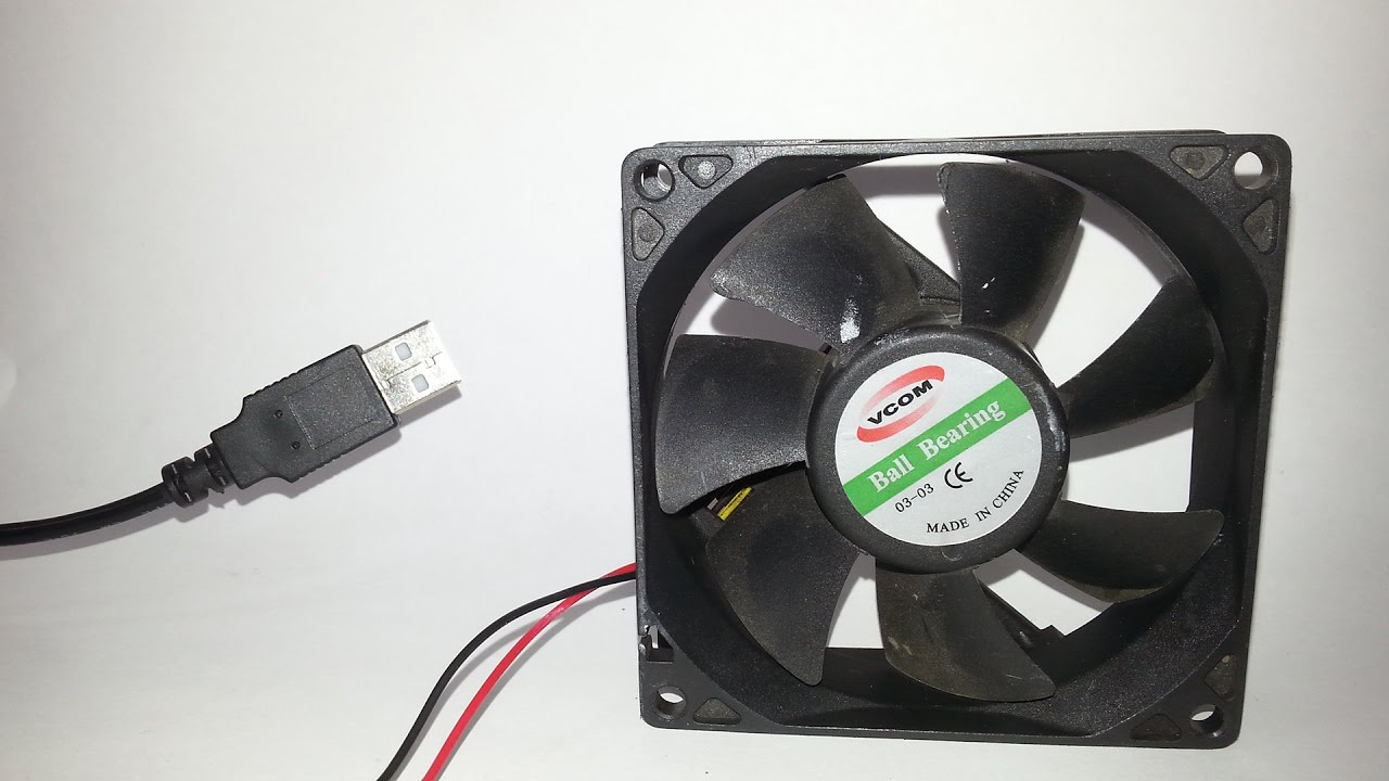 Como fazer ventilador USB caseiro f&aacute;cil | Ventilador USB com cooler