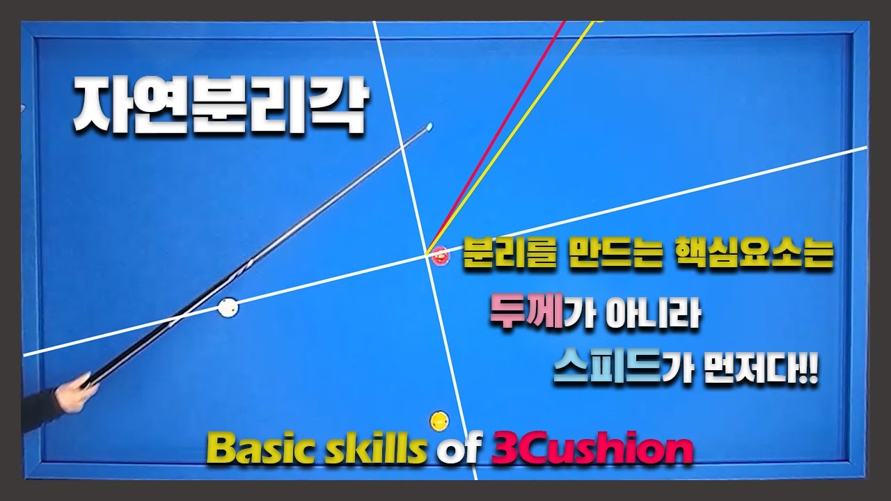 스트록 스피드가 만들어내는 자연분리각