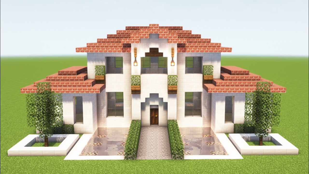 MODERNES VILLA in MINECRAFT bauen TUTORIAL [HAUS 302]