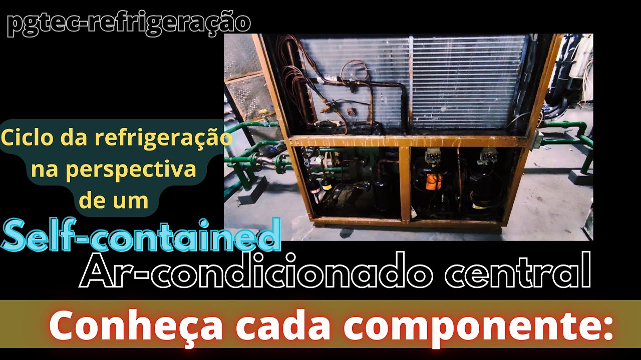 ciclo da refrigeração na perspectiva de um self-contained, conheça cada componente e suas funções.