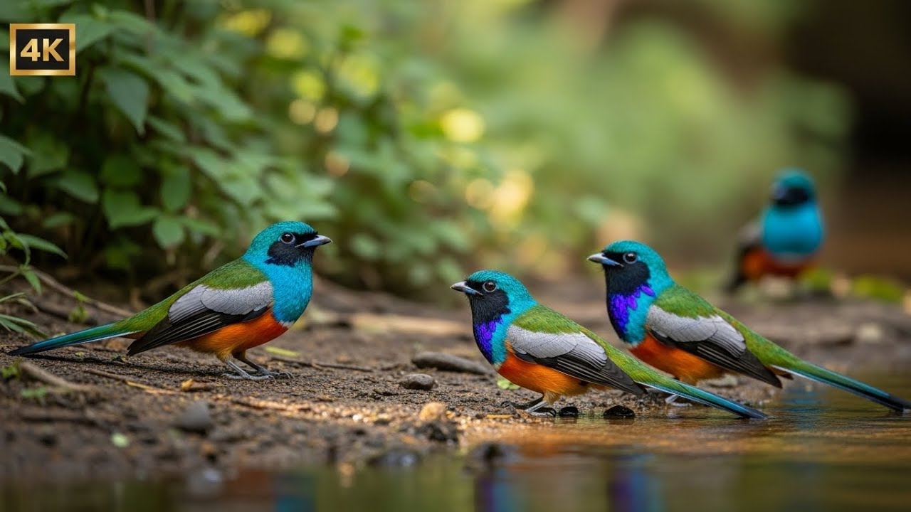 Soft Piano Music with Birds and River Sounds for Sleep, Healing, Study and Mental Calm