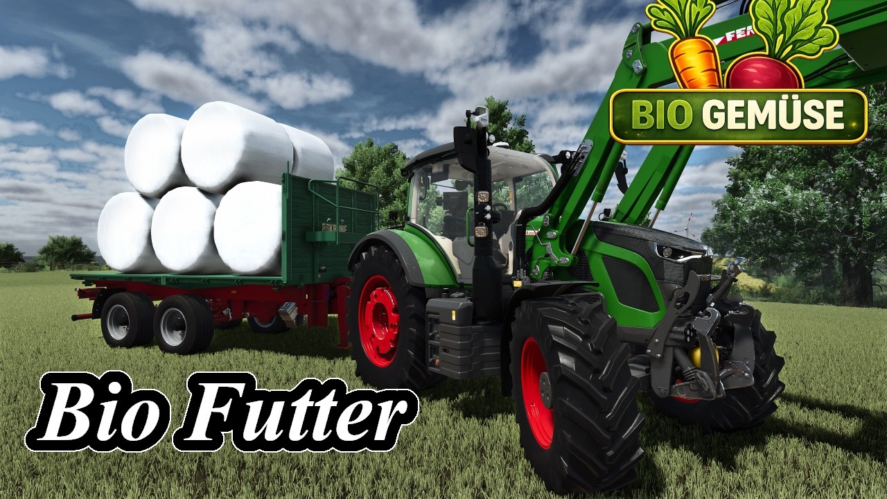 Futter für Bio Rinder | Bio Gemüse Hof | 15 | Farming Simulator 25