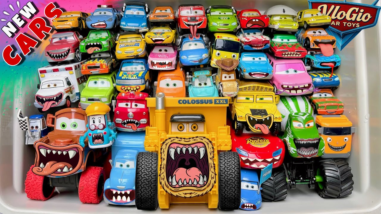 Disney Pixar Cars Unboxing Review | Lightning McQueen, Tow Mater, Doc Hudson, Sally Carrera, Cruz