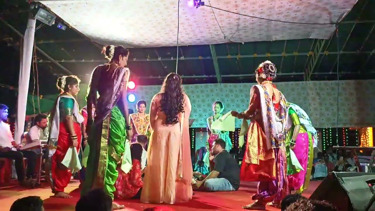 रत्नागिरी जिल्ह्यात संगमेश्वर तालुक्यात||पूनम आगरकर||शक्ती तुरा नाच 2025 धामापूर भुसेवाडी ✨🤩