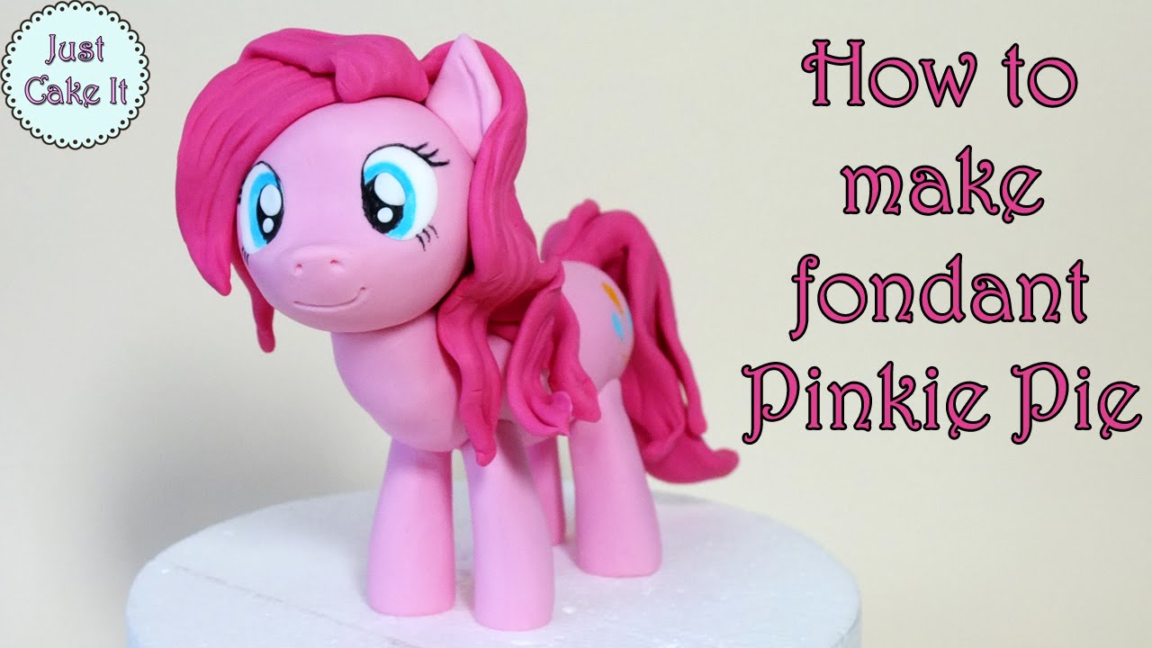 How to make fondant Pinkie Pie pony / Jak zrobić kucyka Pinkie Pie z masy cukrowej