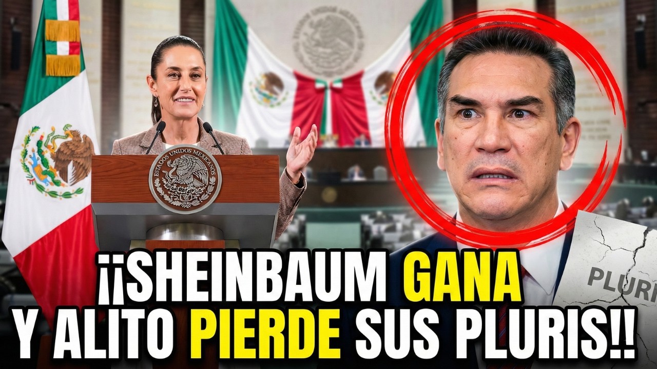 🚨💥MIRA:  ¡ALITO MORENO en PÁNICO! Claudia Sheinbaum GANA la Reforma y se TERMINA COMER de las PLURIS