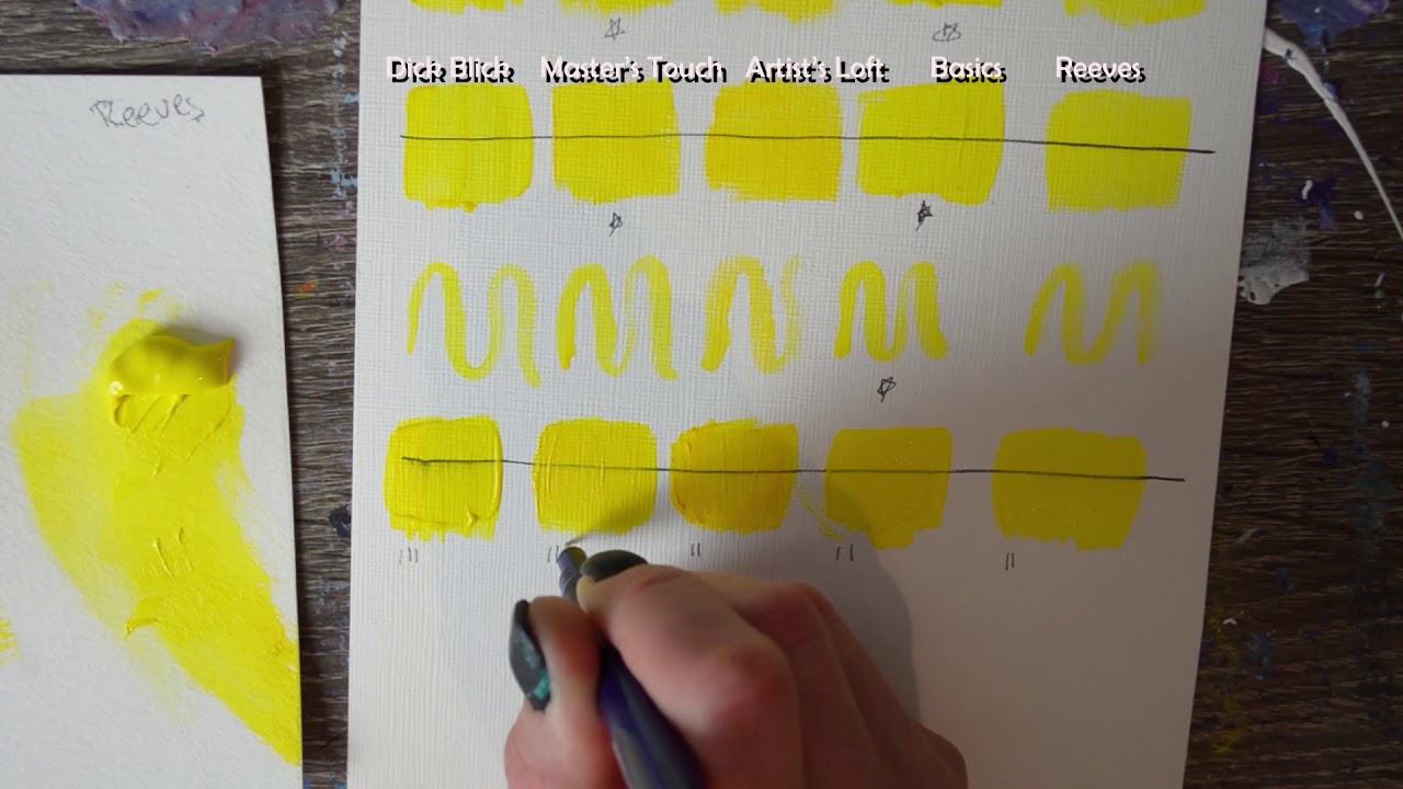 What paint is best? Master's Touch, Blick, Basics, Winsor Newton, Reeves, Artists Loft