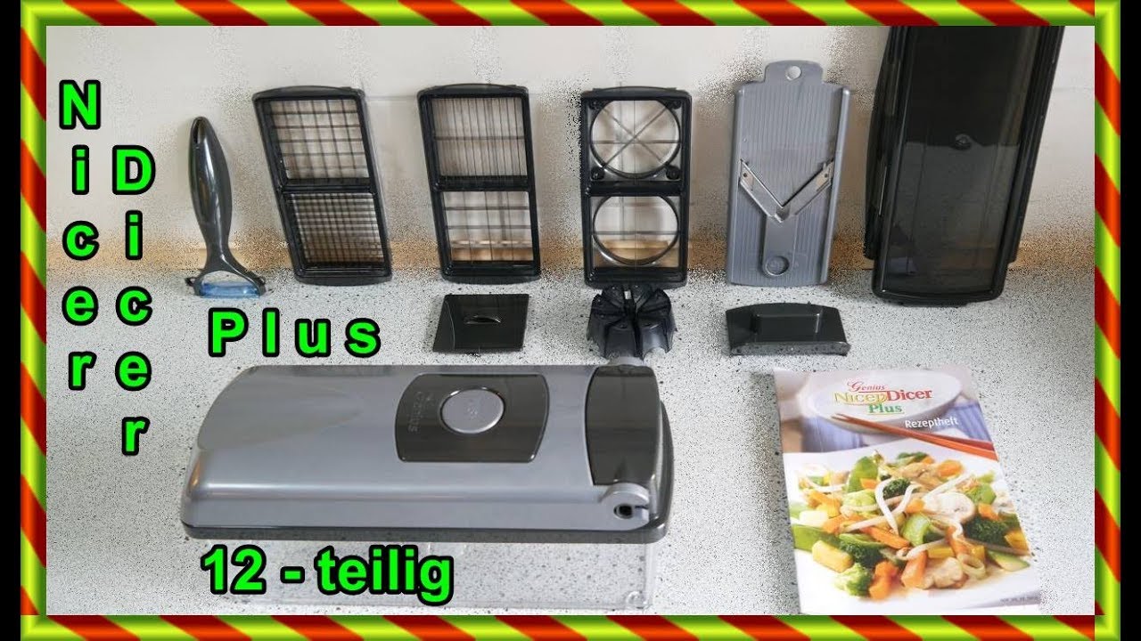 Nicer Dicer Plus 12-teilig Was ist dabei? SoFie Haushalt Unperfekt Perfekt
