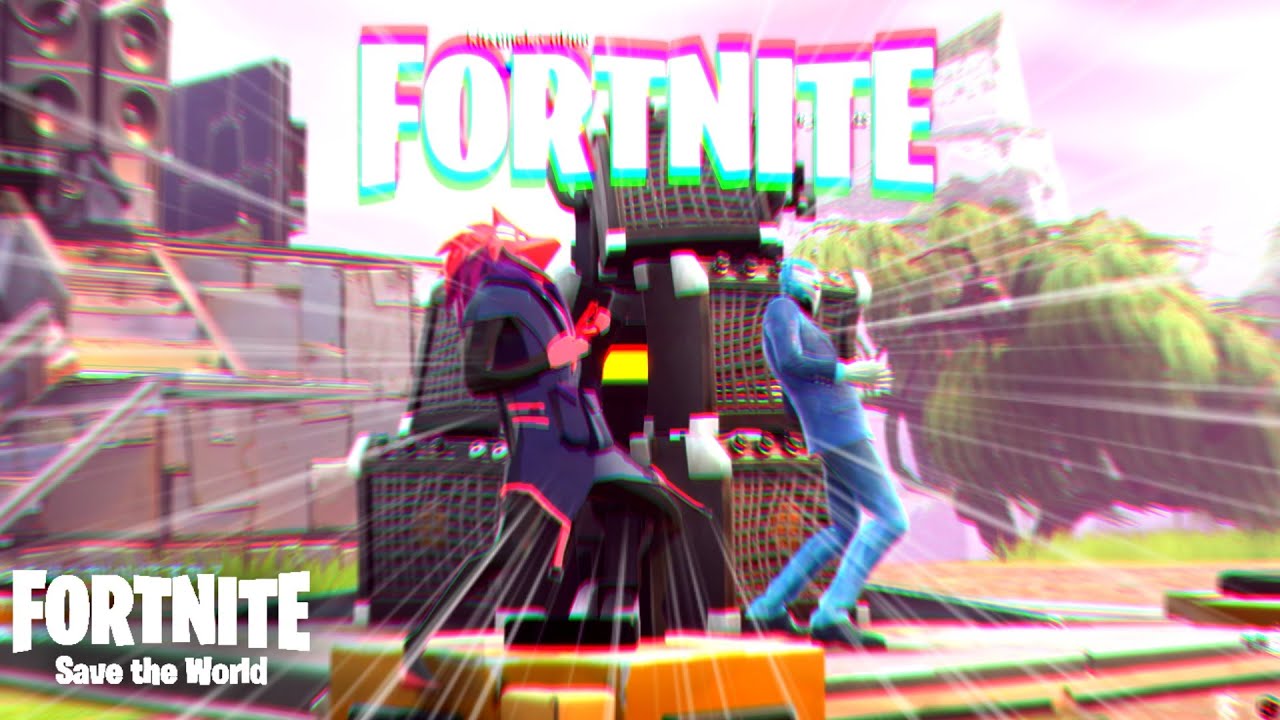 ロックな路上ライブが始まりそう。【Fortnite】
