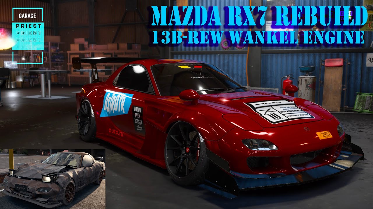 Rebuilding Mazda RX 7 Rebuild - Drift Spec NFS
