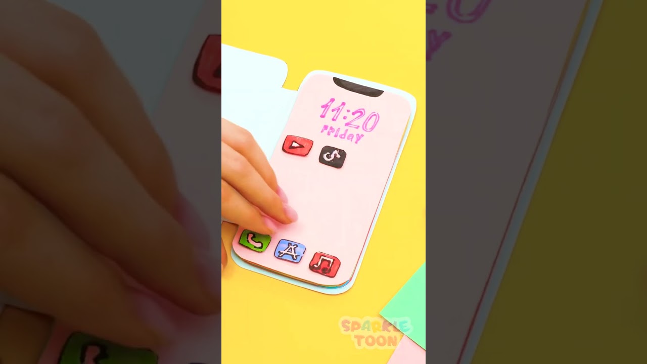 📱 Let's Make a DIY Paper Phone ✂️ For Kids! 😍 #funforkids #diy