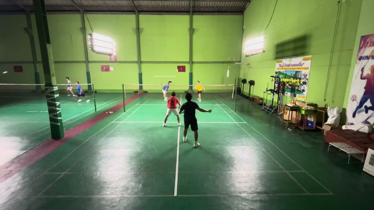 [ตีแบด🏸] เพลง,บ๊อบบี้ VS มิก,กั๊ง (02/03/69)
