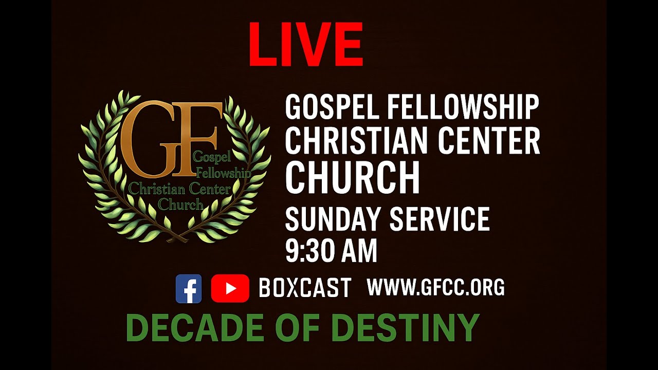 GOSPEL FELLOWSHIP CHRISTIAN CENTER CHURCH SUNDAY SERVICE |  AT WAR WEEK 1 | YOUR ENEMY THE DEVIL