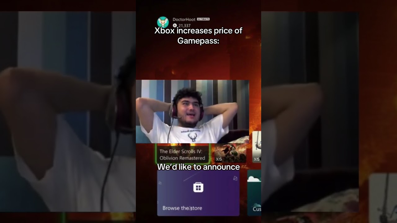 Xbox increases price of Gamepass 💀 