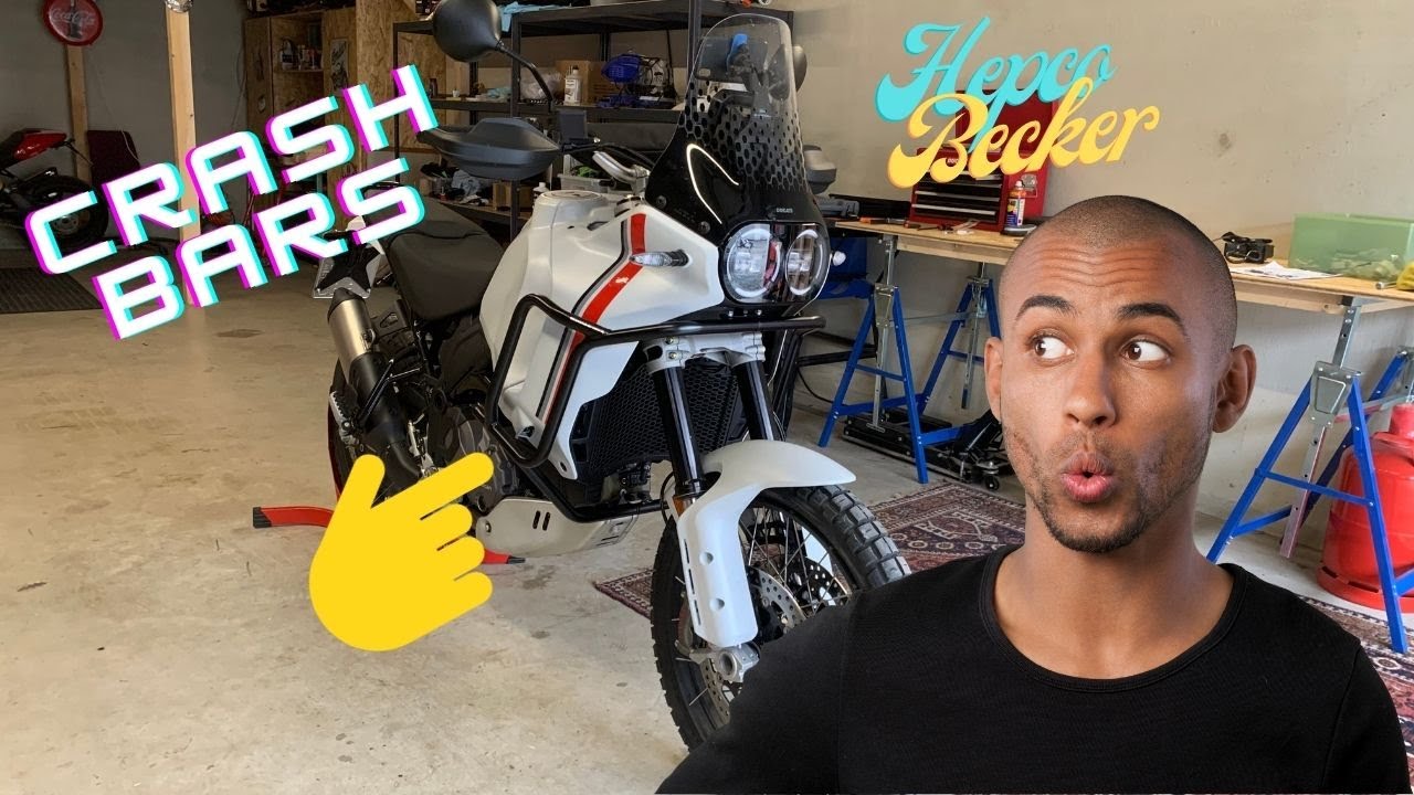 Ducati Desert X / Hepco Becker Crash Bars / Montage
