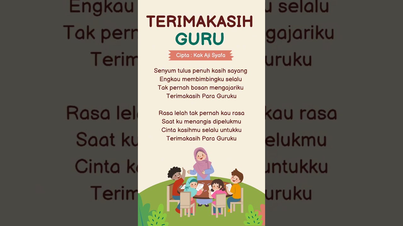 TERIMAKASIH GURU - AJI SYAFA OFFICIAL