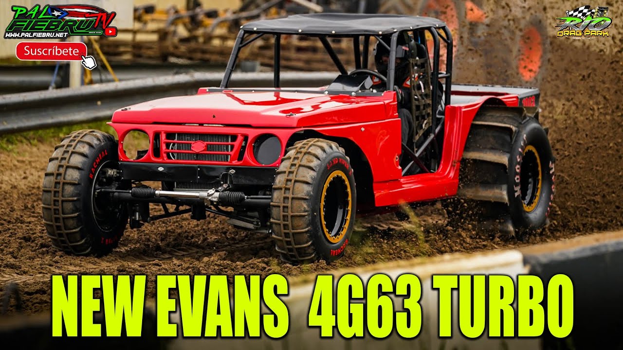 New Evans 4g63 New Record Chassis de Samurai Modificado 3.27 @89mph en la Rio Drag Park| PalfiebruTV