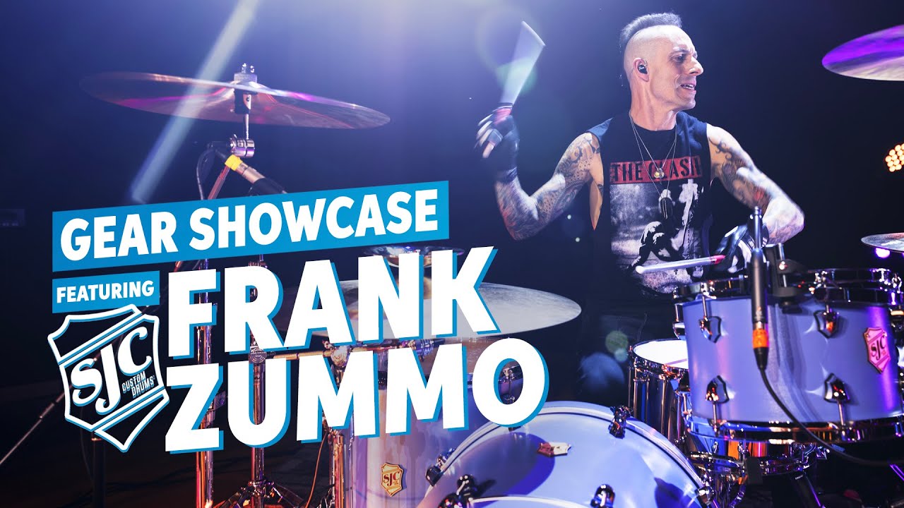 Sum 41’s Frank Zummo Talks & Plays SJC Custom Drums Tour Series Kit