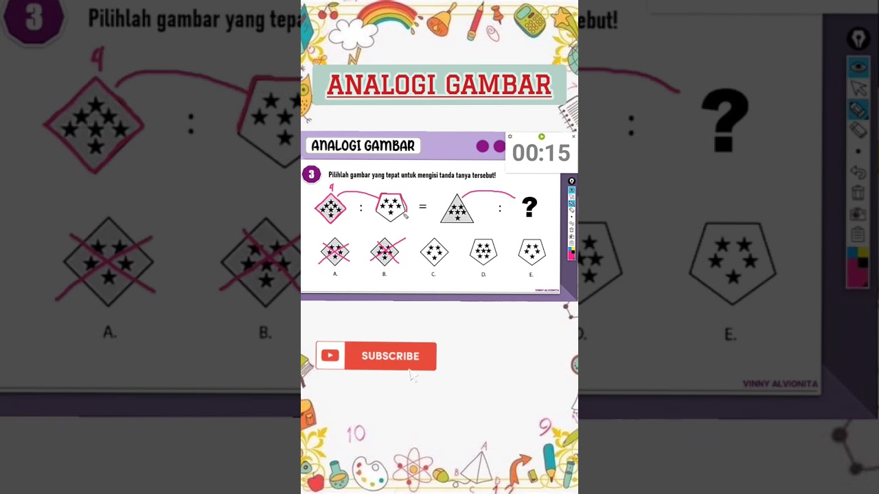 LATIHAN SOAL FIGURAL ANALOGI GAMBAR | TES GAMBAR #cpns #TKDBUMN #analogigambar #figural #vinnyalvii