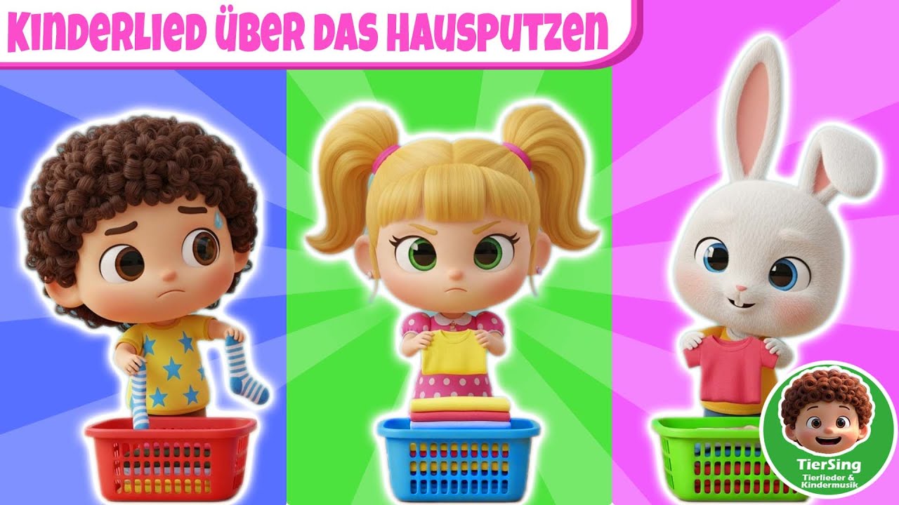 Hilf Mama! | Kinderlied über Haushalt & Aufräumen 🎵 TierSing – Kinderlieder & Lernlieder
