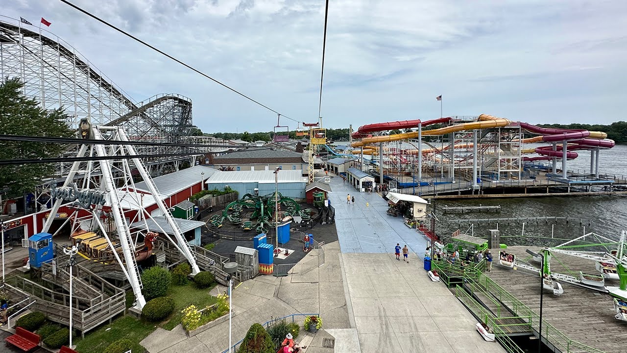 First Time at Indiana Beach Boardwalk! Riding Unique Coasters & Exploring the Park