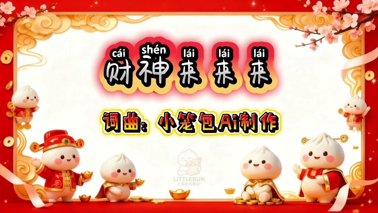 庆祝2026农历新年【财神来来来】