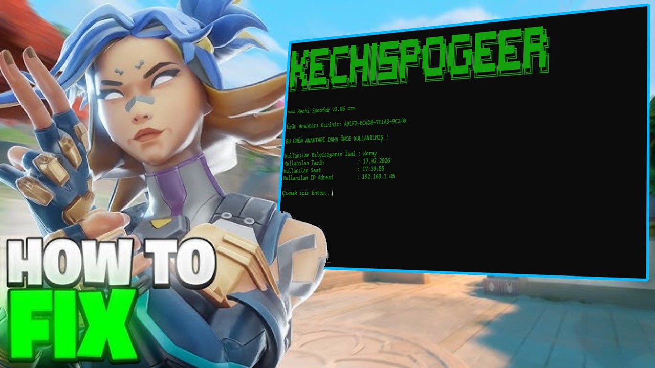 Valorant Spoofer 2026 | HWID Ban Nasıl Kaldırılır ? | Kechi Spoofer | TEK TIK İLE BANDAN KURTUL !!