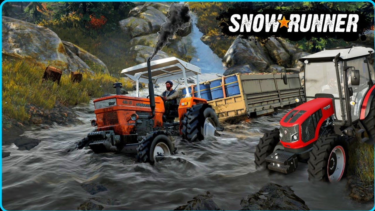 YAYLADAKİ &Ccedil;İFTLİĞE YAKIT TAŞIDIM ● T&Uuml;RK FİAT 480 S8 BATTI  ● SNOWRUNNER GAME MOD FİAT 480 s8