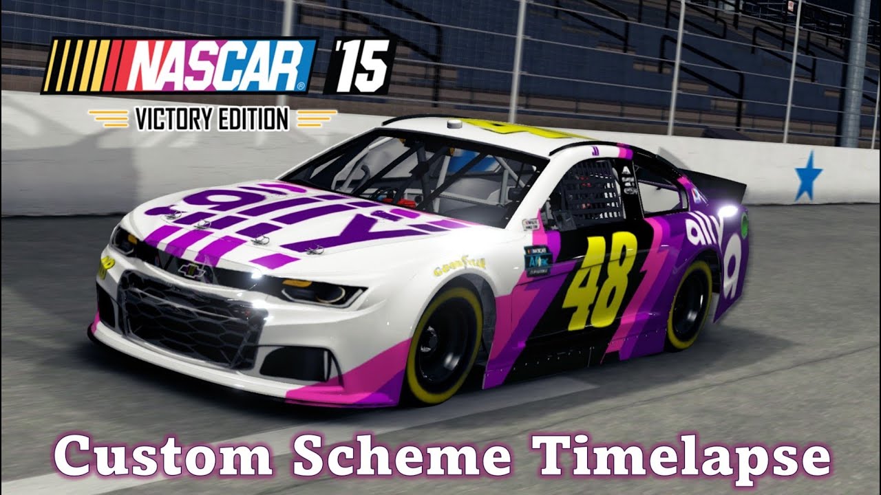 [TIMELAPSE] Jimmie Johnson 2020 Texas Custom Paint Scheme