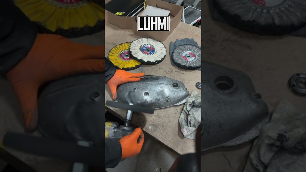 Szlifowanie aluminium polerowanie na lustro. Tarcza Luhmi SD3