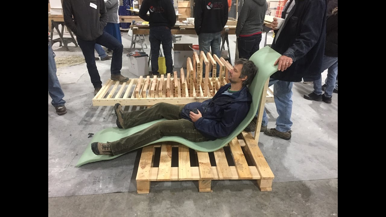Warped Concrete Chair - GFRC - Glass Fiber Reinforced Concrete