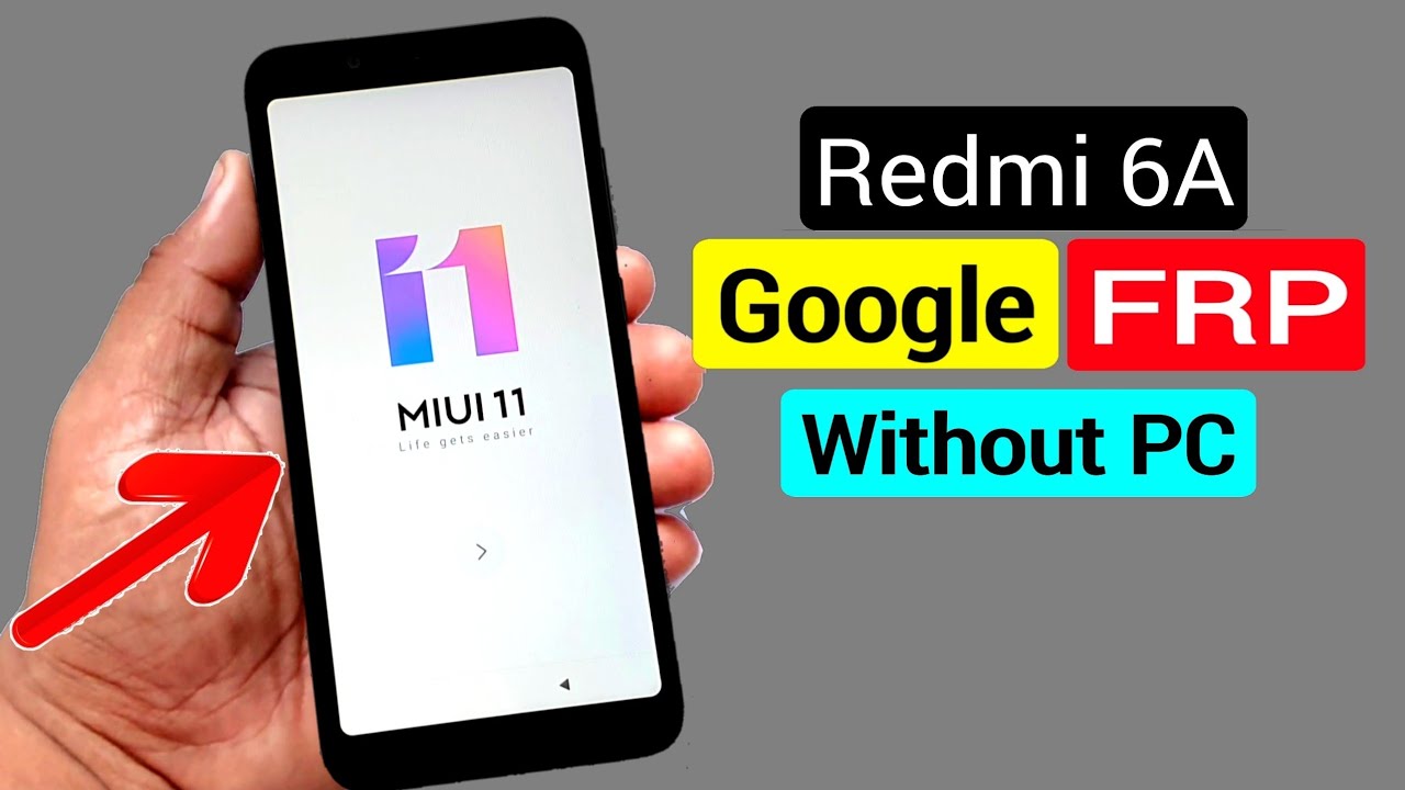 Xiaomi Redmi 6A (M1804C3CI) FRP Unlock or Google Account Bypass || MIUI 11 (Without PC)