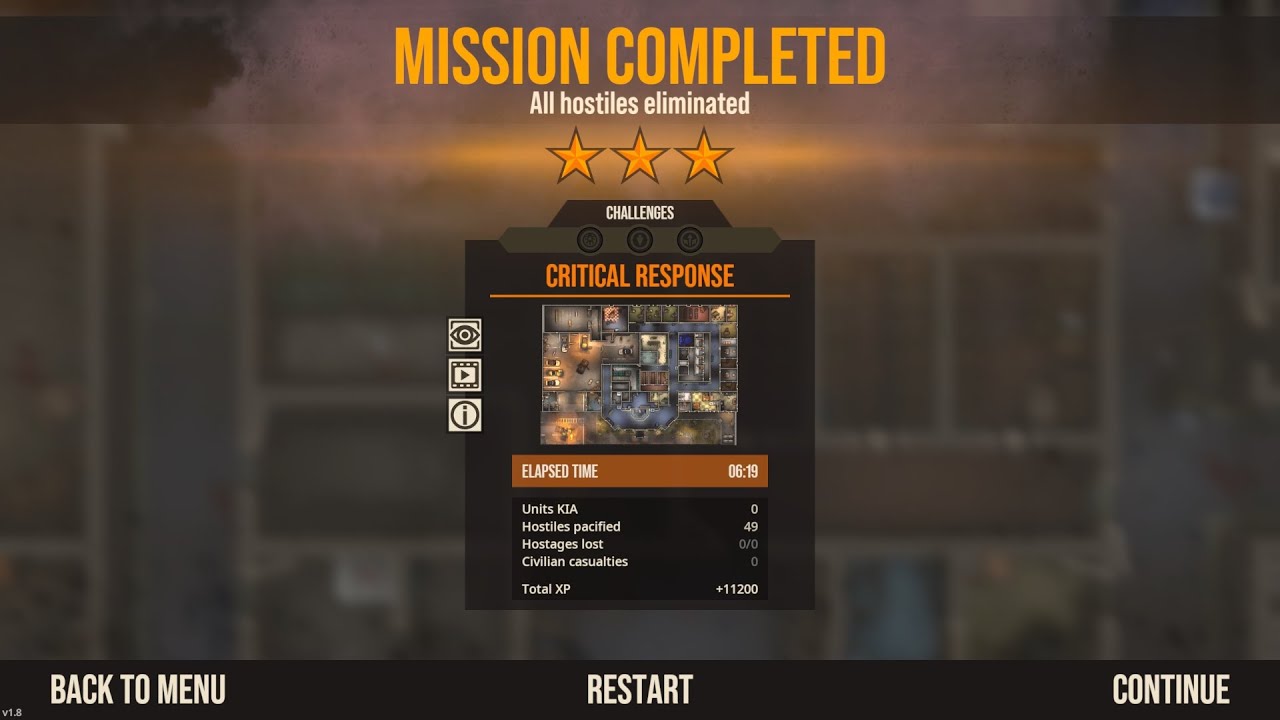 Door Kickers 2 - Critical Response - Give No Quarter -3 Stars Mission