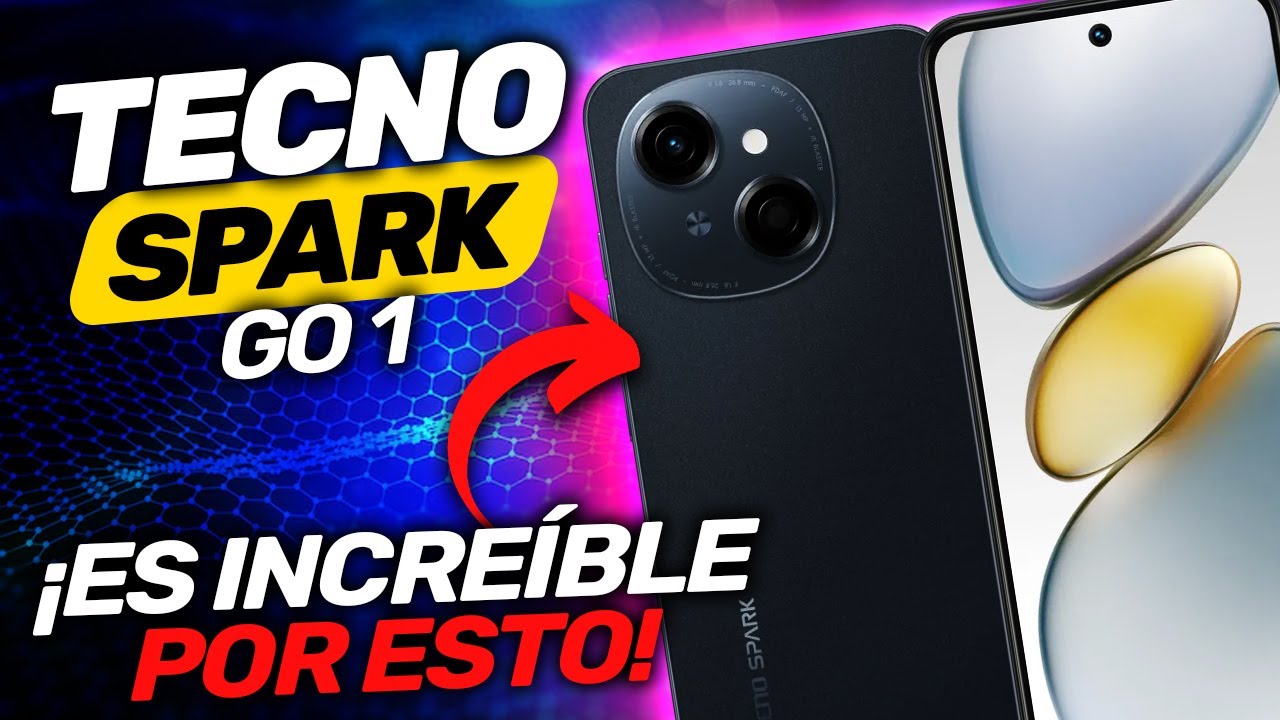 TECNO SPARK GO 1 🔥 POR ESTO ES EL MEJOR GAMA BAJA 🔥