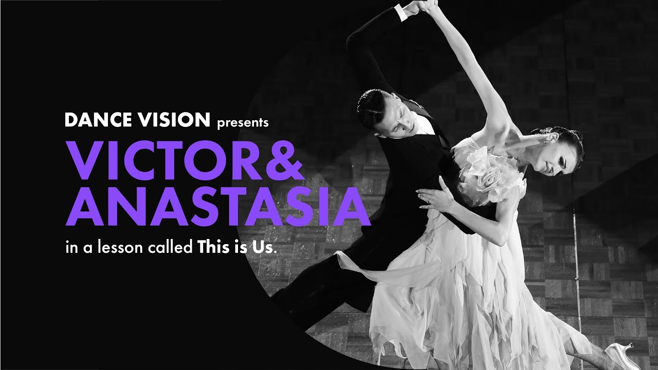 Ballroom Dancers Victor Fung and Anastasia Muravyeva in a lesson called This Is Us