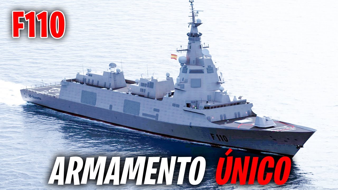 Qué Impresionante es la potente clase F110 de Barcos Españoles