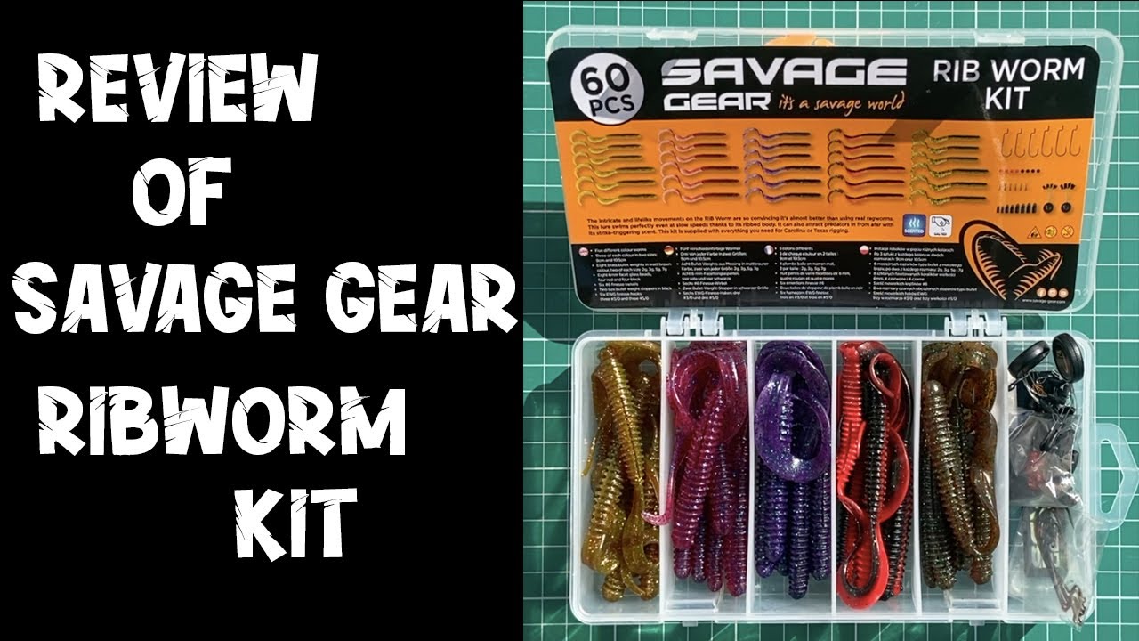 Savage Gear Ribworm Kit Review ... DO THEY CATCH FISH?