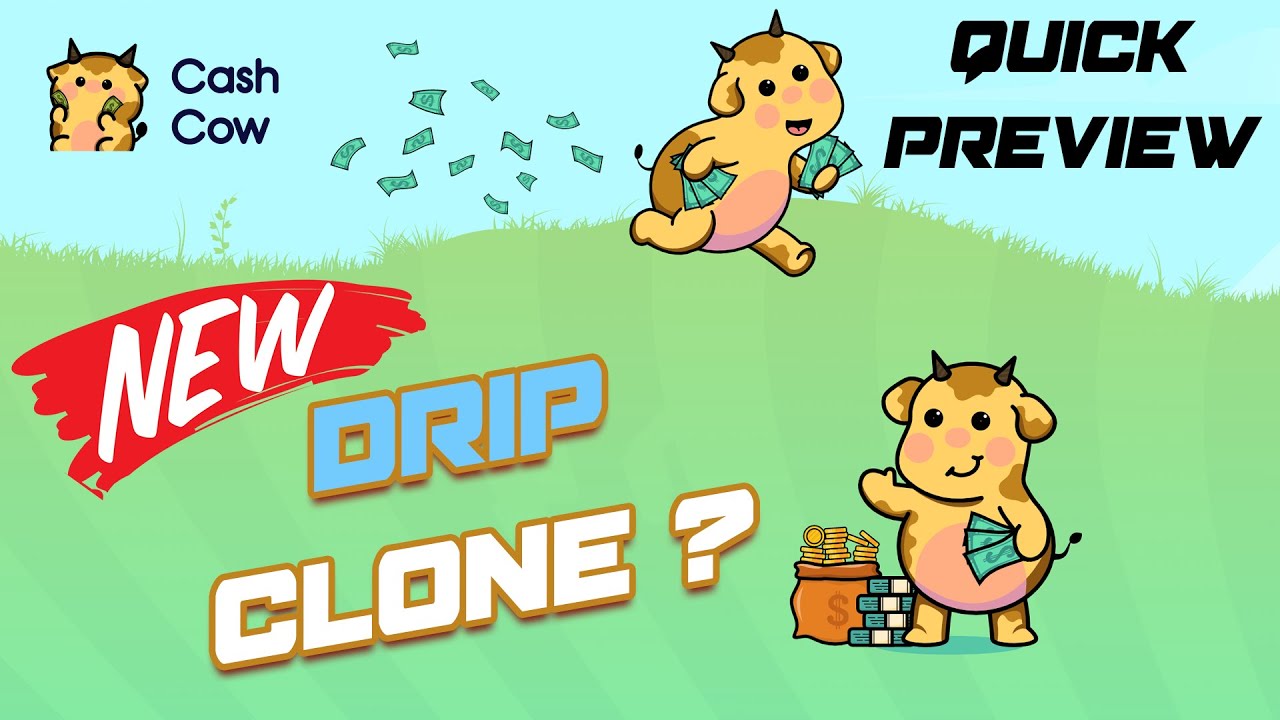 NEW DRIP CLONE? 🐮 Cash Cow PREVIEW | LAUNCHING SOON | 1% DAILY for 365 DAYS | LONG TERM PLATFORM?