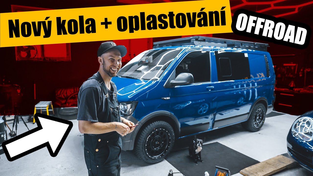Teď je to správnej Transporter T6 | Nový kola a oplastování | Jízda snů | Twin-Monotube