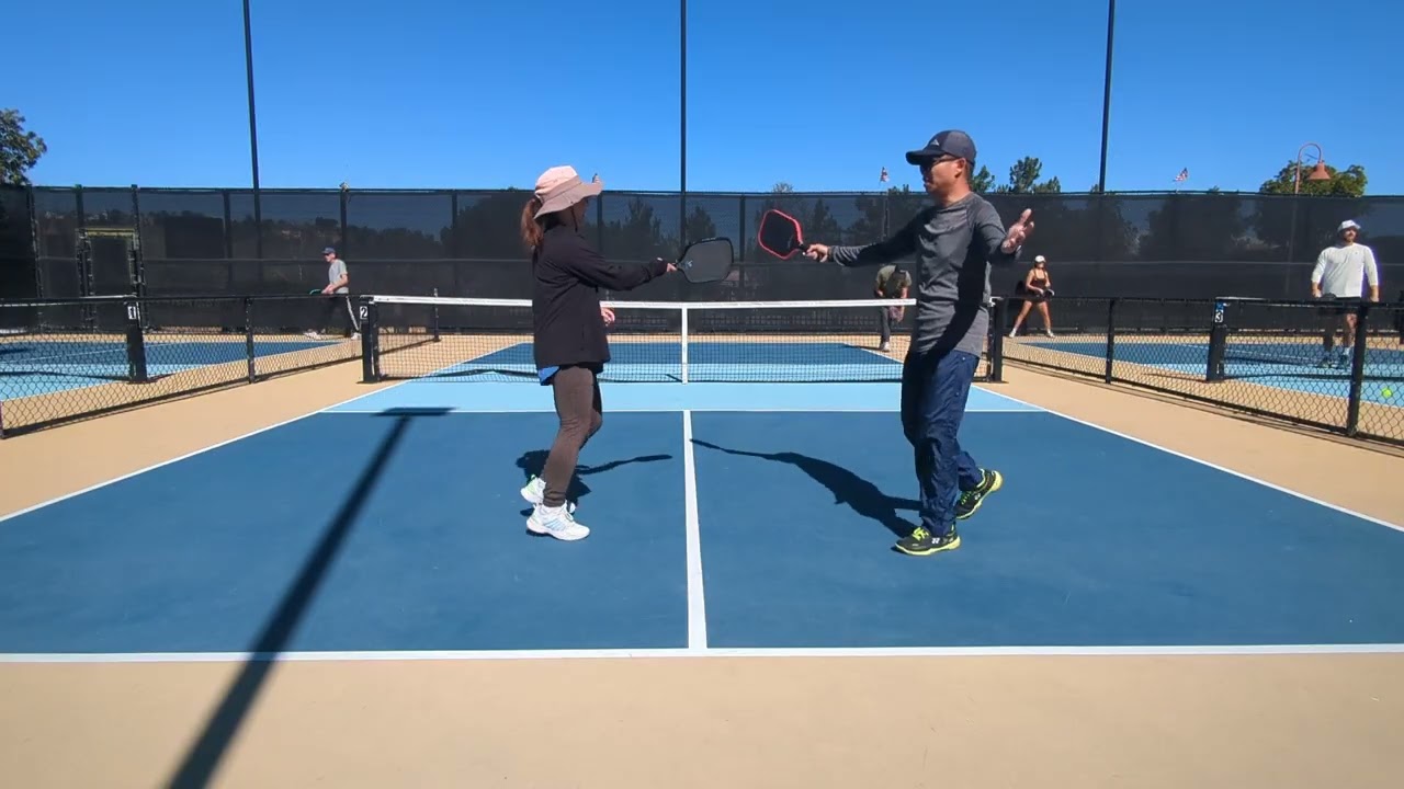 Eric, Ping vs Irina, Joshua 2.21.26 #pickleball at Vellano Park, Chino Hills, CA