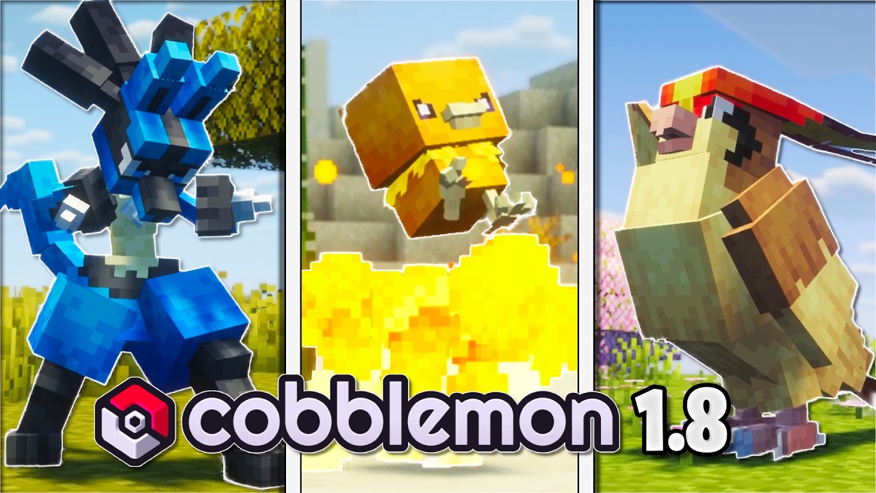 100+ NEW Pokemon Animations in Cobblemon 1.8!