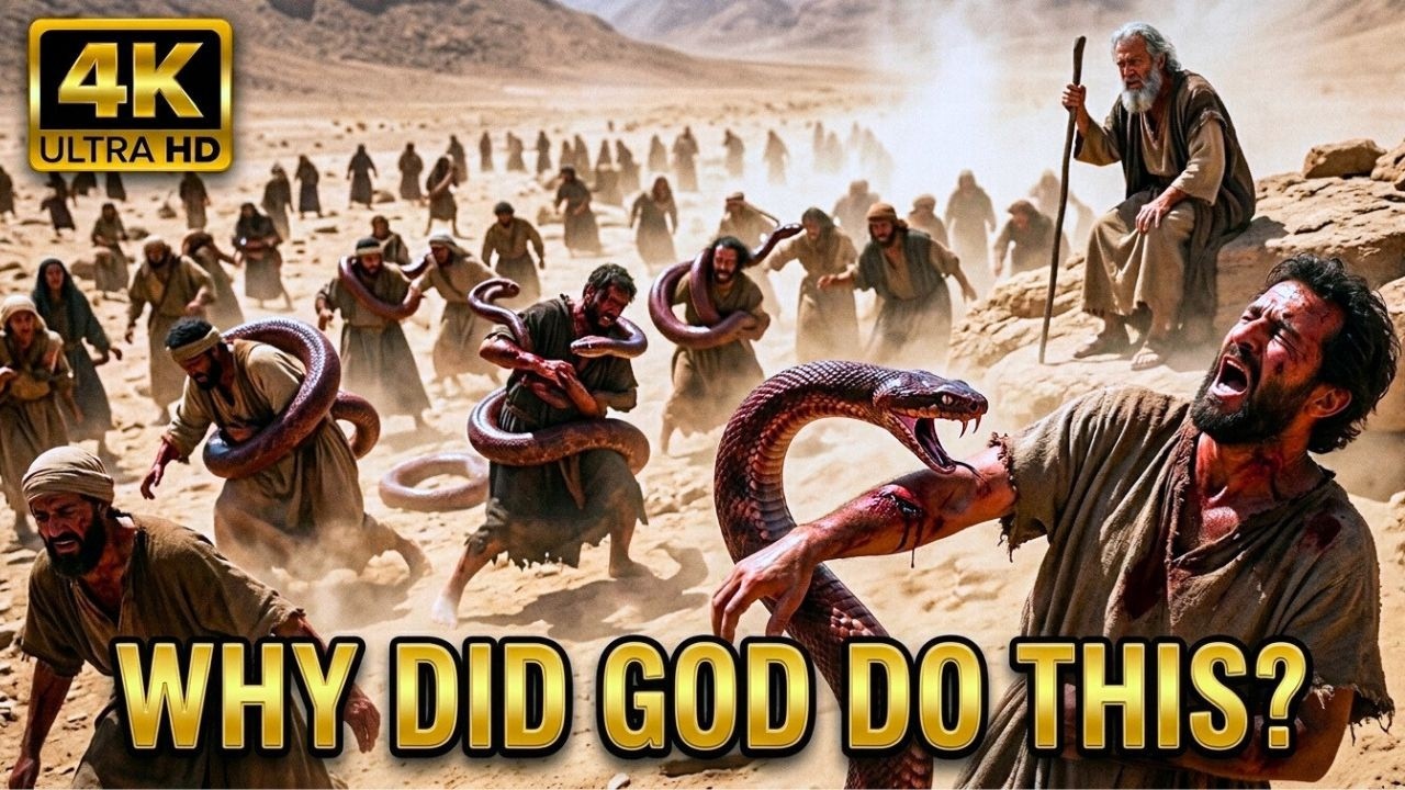 HOW THE ATTACK OF THE FIERY SERPENTS HAPPENED: THE PUNISHMENT THAT KILLED THOUSANDS OF ISRAELITES...