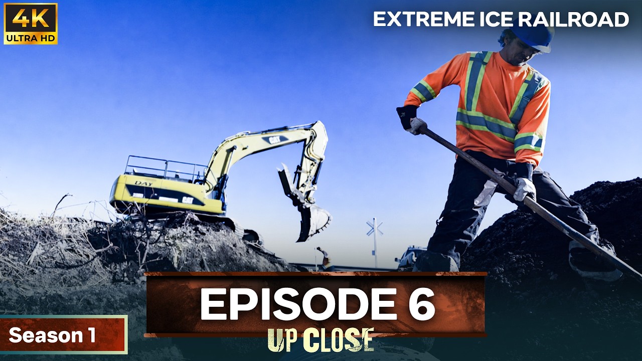 Fixing a Broken Rail: Extreme Ice Railroad Episode 6 [4K] | Up Close
