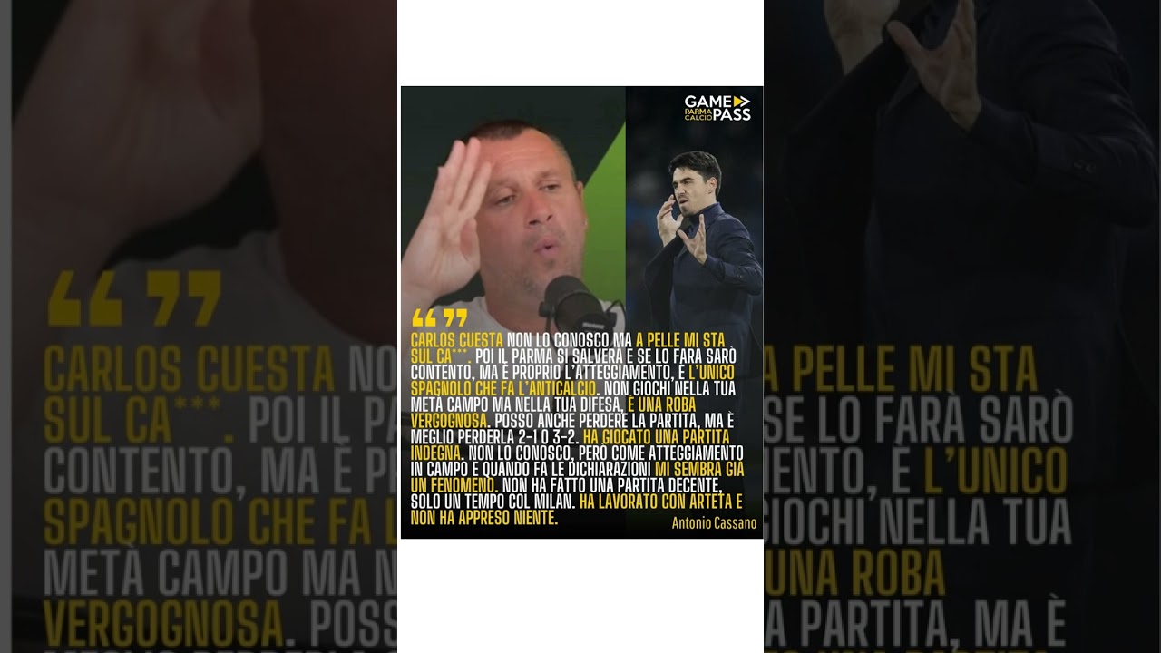 💥CASSANO AL VELENO SU CUESTA!🗣️ 