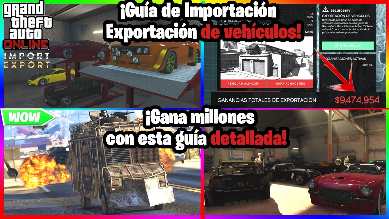 Guía definitiva ¡Importación/Exportación de vehículos! ¡Como ganar millones! |TIPS y más| GTA Online