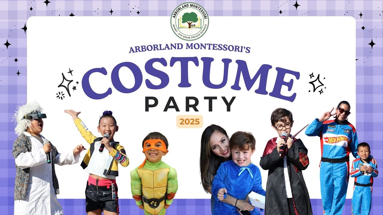 Arborland Montessori's Costume Party 2025 | 🌱 ✨Grow with Wonder, Lead with Purpose ✨ 🌱